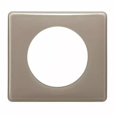 Plaque C�liane Laqu� 1 poste - finition Galet (066611)