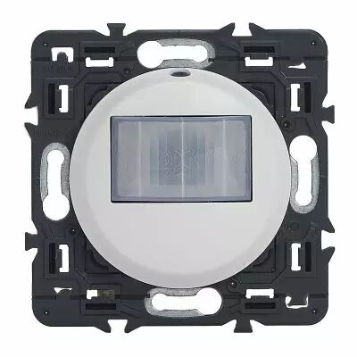 D�tecteur mural universel 3 fils 500W LED C�liane enjoliveur blanc (067793A)