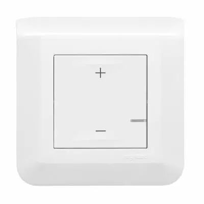 Interrupteur variateur Mosaic 125W LED 2 fils - complet blanc (048870LA)