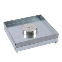 Boîte de sol IP44 carrelage/marbre 8mm à 24mm ép. avec sortie de câble centrale (689623)