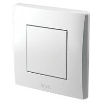 Télécommande murale extra plate avec sonde de température - 1 touche Zigbee UP (TLM1-UP)