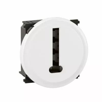 Prise t�l�phone C�liane 8 contacts complet Blanc format D�p�t (CF0338)