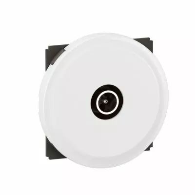 Prise TV simple m�le C�liane complet Blanc format D�p�t (CF0382)