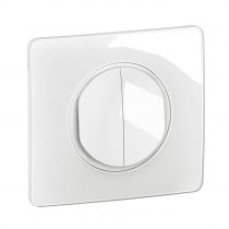 Double interrupteur ou va-et-vient Céliane 10AX complet Blanc (CG2001)