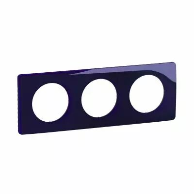Plaque C�liane 3 postes - Bleu de Four emballage GD (CP0323)
