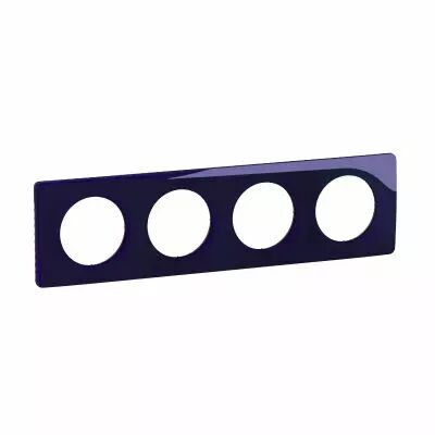 Plaque C�liane 4 postes - Bleu de Four emballage GD (CP0324)