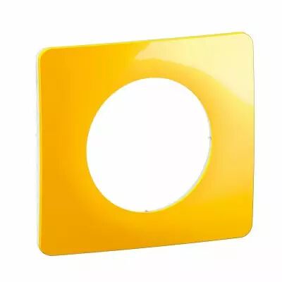 Plaque C�liane 1 poste - Jaune Safran emballage GD (CP0421)