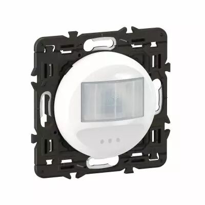 D�tecteur mural sans Neutre d�rogation 100W LED C�liane enjo Blanc et support (CX0050)