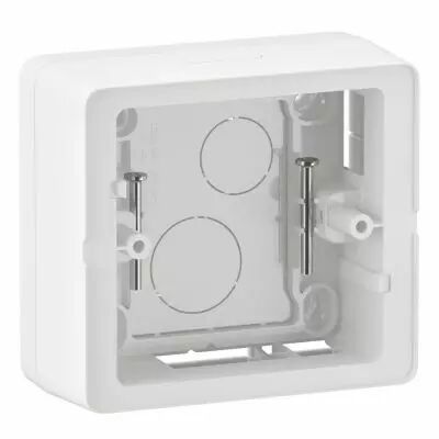 Cadre saillie C�liane 1 poste - Blanc emballage GD (CX0231)