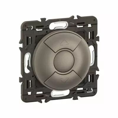 Interrupteur volets roulants C�liane enjo Titanium et support (CY0043)