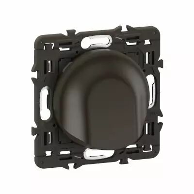 Sortie de c�ble C�liane - enjoliveur Noir et support (CZ0181)