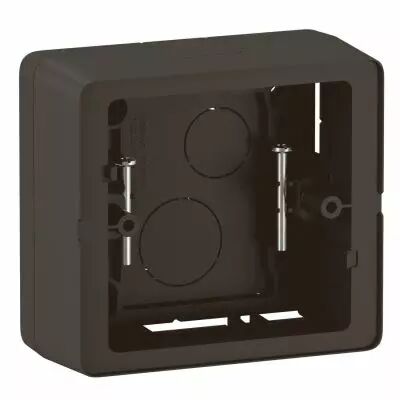 Cadre saillie C�liane 1 poste - Noir emballage GD (CZ0231)