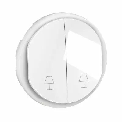 Enjoliveur commande lampes de chevet C�liane - Blanc (CB0023)