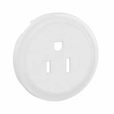 Enjoliveur prise 2P+T Standard Am�ricain C�liane - Blanc (CB0131)