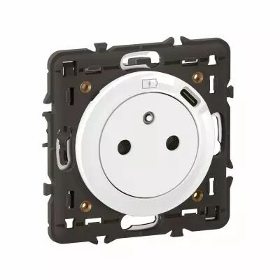 Prise Surface avec prise USB Type-C C�liane - Blanc (CB0140)