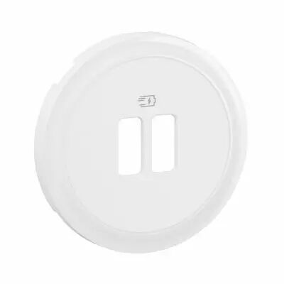 Enjoliveur prise USB simple ou double C�liane - Blanc (CB0154)