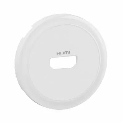 Enjoliveur prise audio vid�o HDMI pr�connectoris�e C�liane - Blanc (CB0314)