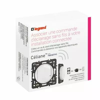 commande simple sans fils c�liane with netatmo - blanc (cb0402)