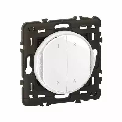 Commande 4 sc�narios Self-e C�liane with Netatmo - Blanc (CB0424)