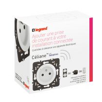 Prise 2P+T 16A Céliane with Netatmo - connexion à bornes automatiques - Blanc (CB0460)