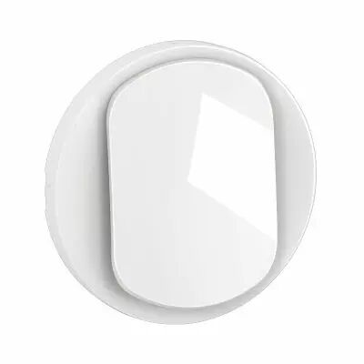 Enjoliveur inter ou va-et-vient lumineux C�liane - Blanc Antimicrobien (CB1027)