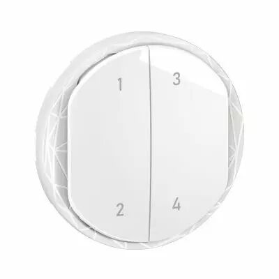 Enjoliveur commande 4 sc�narios sans fils C�liane with Netatmo - Blanc (CB1424)
