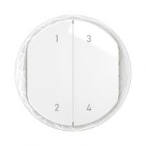 Enjoliveur commande 4 scénarios sans fils Céliane with Netatmo - Blanc (CB1424)