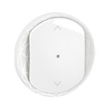 Enjoliveur interrupteur/commande volet roulants Céliane with Netatmo - Blanc (CB1431)