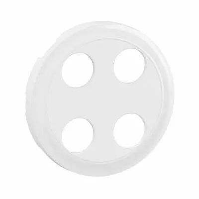 Enjoliveur prise Banana gold double C�liane - Blanc (CB2312)