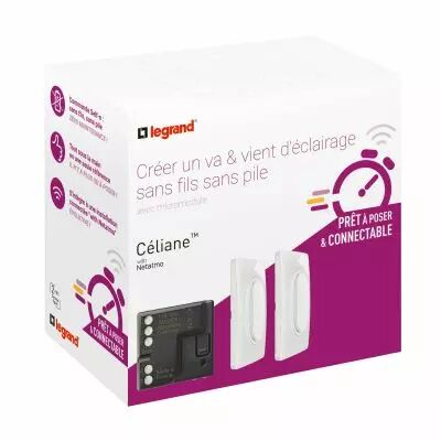 Pr�t-�-Poser C�liane cr�er un va-et-vient, micromodule+2cdes Self-e - Blanc (CB5405)