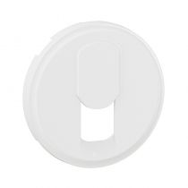 Enjoliveur prise simple RJ45 Céliane - Blanc Antimicrobien (CB8027)