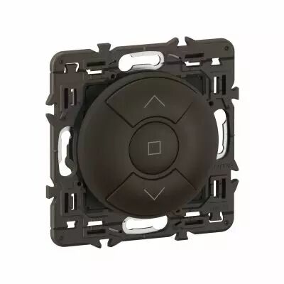 Poussoir volets roulants C�liane commande bo�tier d'automatisme - pr�mont� Noir (CE0044)