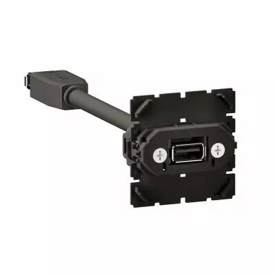 Prise USB 2.0 DATA femelle C�liane pr�-connectoris�e (CM0326)