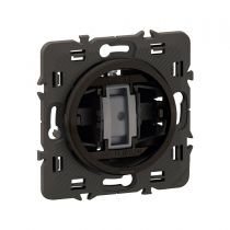 Bouton poussoir lumineux 6A Céliane avec doigt anneau (CM1030)
