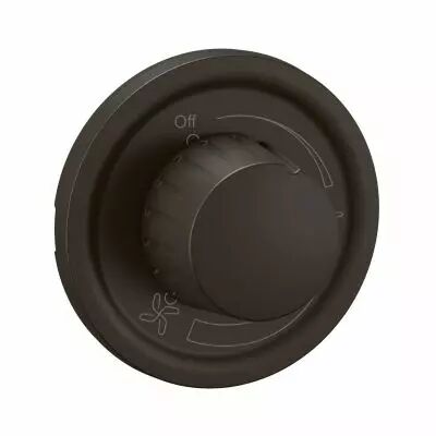 Enjoliveur inter variateur ventilateur de plafond C�liane - Noir (CN0015)