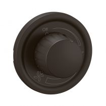 Enjoliveur inter variateur ventilateur de plafond Céliane - Noir (CN0015)