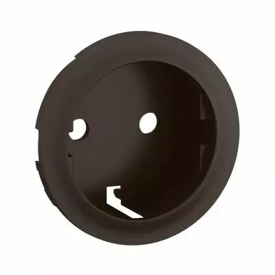 Enjoliveur prise 2P+T schuko C�liane - Noir (CN0120)