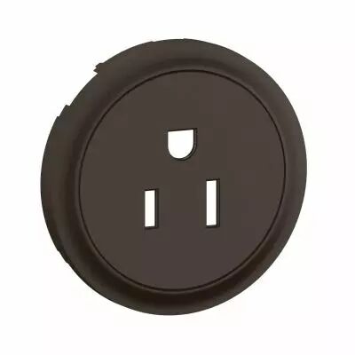 Enjoliveur prise 2P+T Standard Am�ricain C�liane - Noir (CN0131)