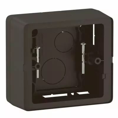 Cadre saillie C�liane 1 poste - livr� avec vis - Noir (CN0231)