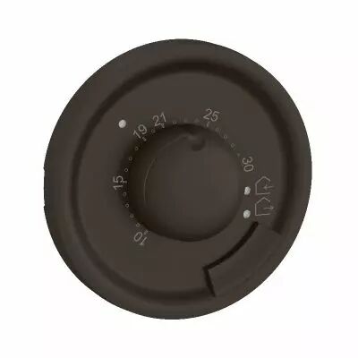 Enjoliveur pour thermostat d'ambiance C�liane - Noir (CN0250)