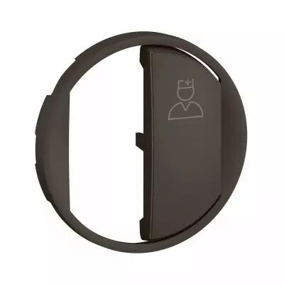 Enjoliveur poussoir d'appel sanitaire C�liane- Noir (CN0292)