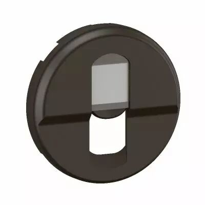 Enjoliveur prise simple RJ45 C�liane - Noir (CN0346)