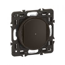 Interrupteur filaire Céliane with Netatmo avec Neutre, avec variation - Noir (CN0409)