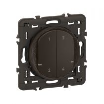 Commande sans fils 4 scénarios Céliane with Netatmo - Noir (CN0414)