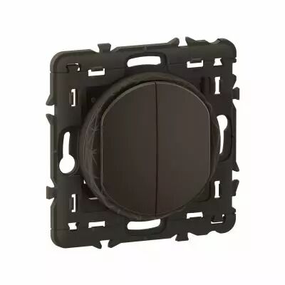 Commande double Self-e C�liane with Netatmo - Noir (CN0421)