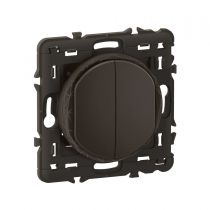 Commande double Self-e Céliane with Netatmo - Noir (CN0421)