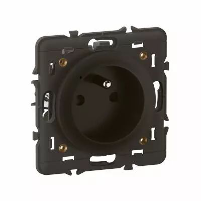 Prise 2P+T 16A C�liane with Netatmo - connexion � bornes automatiques - Noir (CN0460)