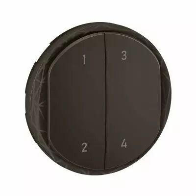 Enjoliveur commande 4 sc�narios sans fils C�liane with Netatmo - Noir (CN1424)