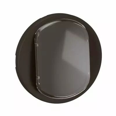 Enjoliveur inter ou va-et-vient avec porte-�tiquette C�liane - Noir (CN5001)