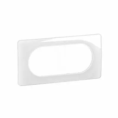 Plaque de finition C�liane 4 � 5 modules - Blanc Emaill� (CP0008)